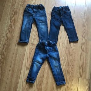 2T Jeans, set of 3 - used, very good condition